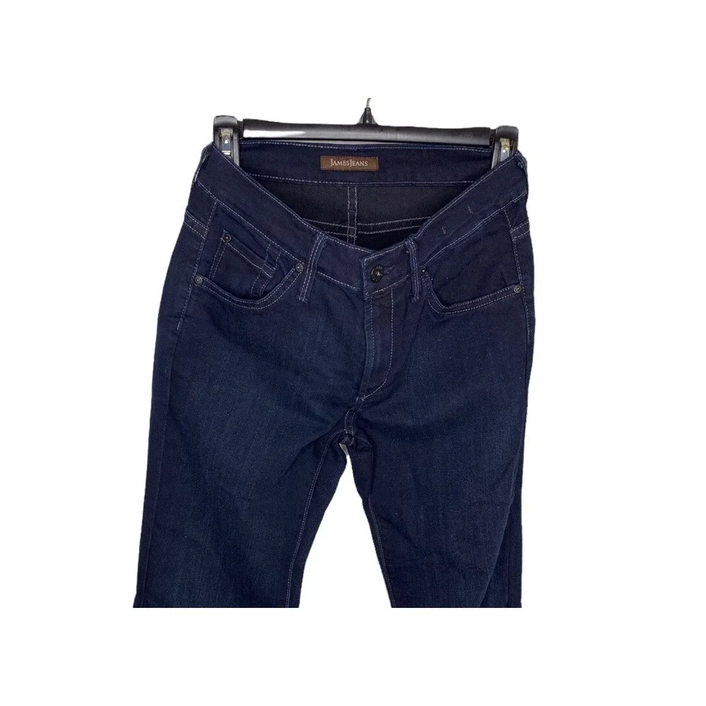 James Jeans 28 28x32 Reboot‎ Petite Bootcut Denim Dark Stretch dark Blue Women's